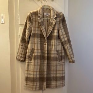 BB Dakota Steve Madden Plaid Coat